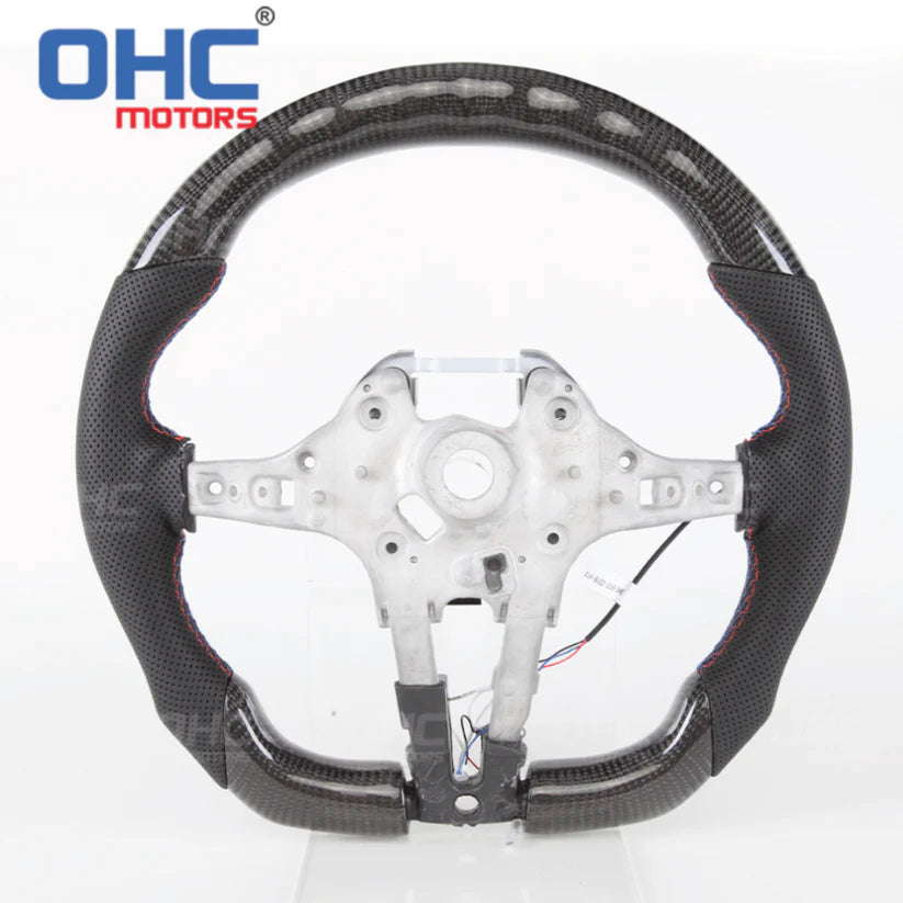 Leather Carbon LED Steering Wheel