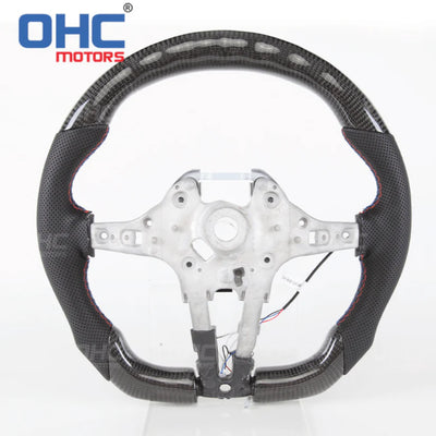 Leather Carbon LED Steering Wheel