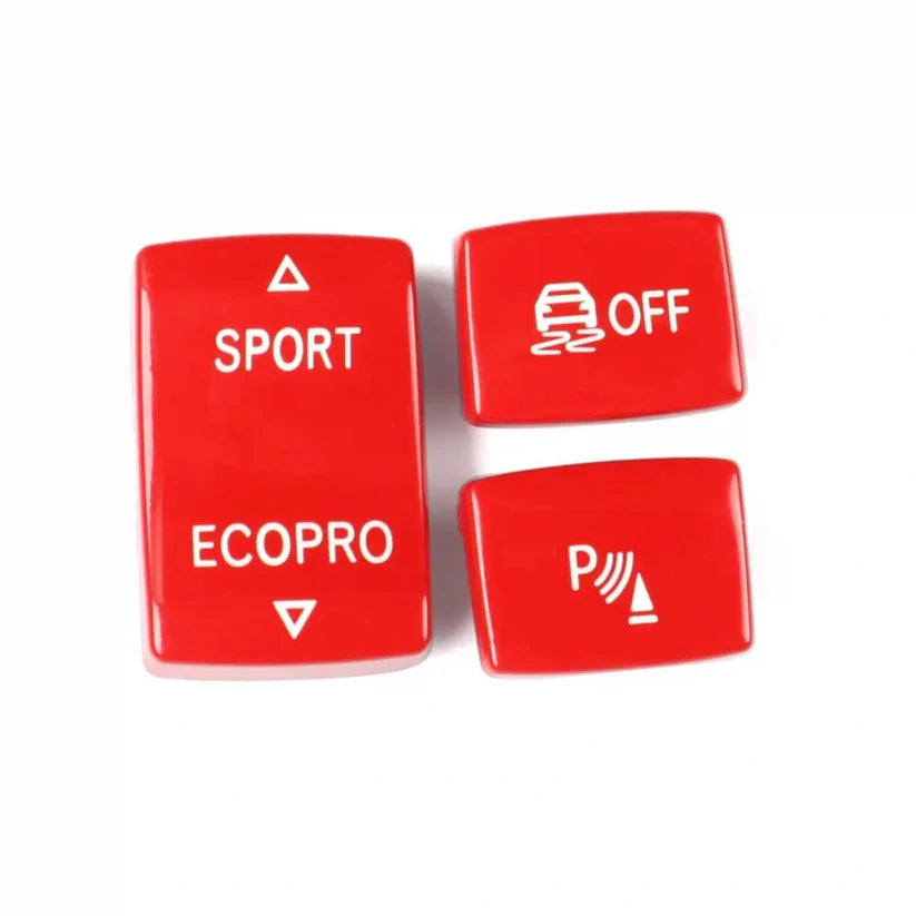 BMW F Series 3 button Set "Red"