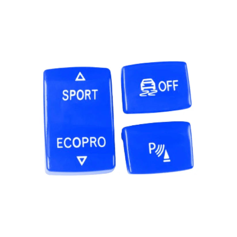 BMW F Series 3 button Set "Blue"