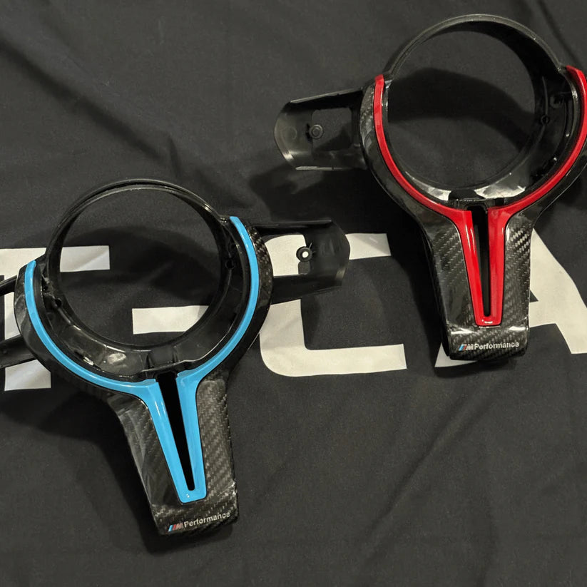 BMW Red Carbon Steering Trim